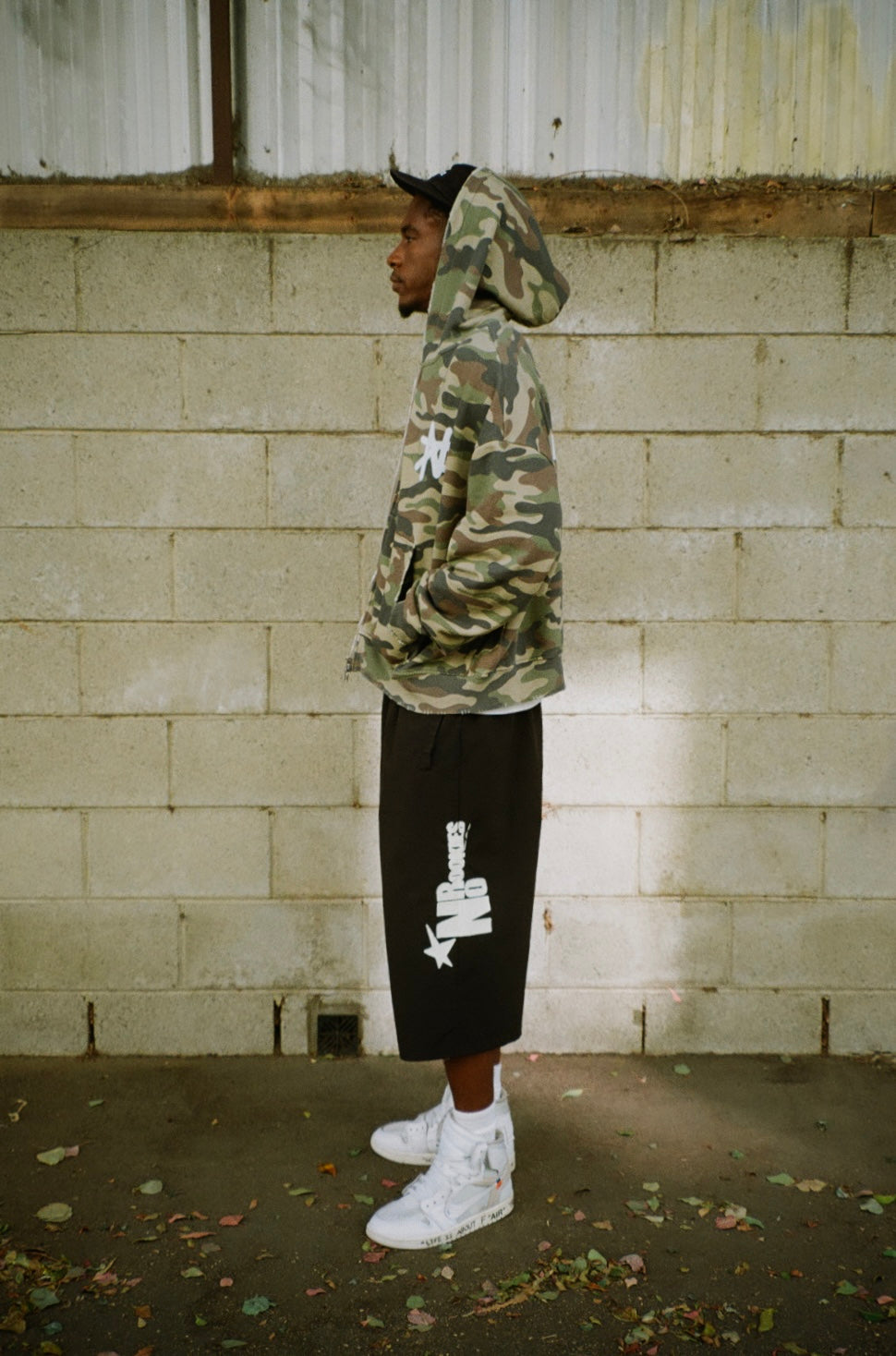 Bogus Logo Zip-Up Hoodie