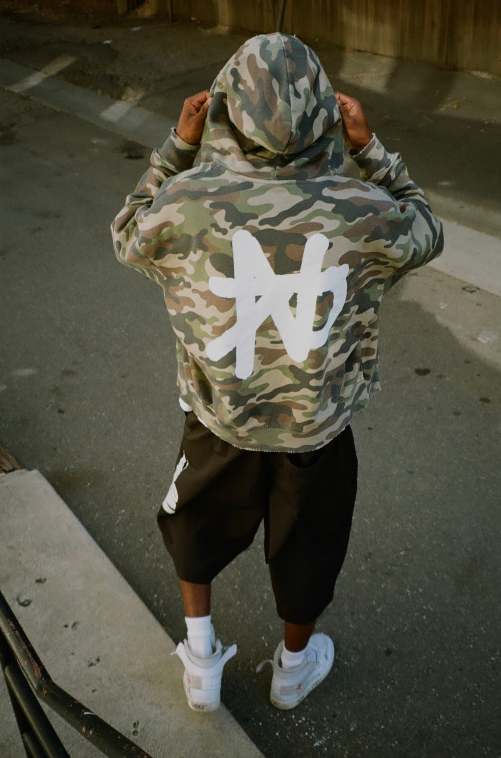 Bogus Logo Zip-Up Hoodie